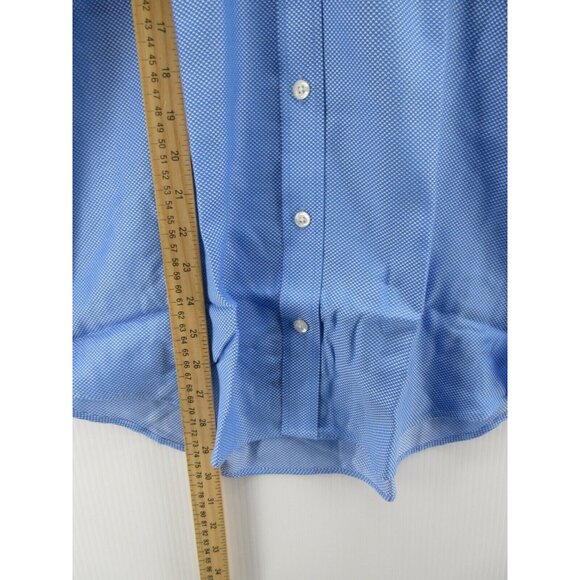 Twillory Shirt 15 Button Up Safe Cotton Printed Non Iron Cotton NWOT - Picture 5 of 12